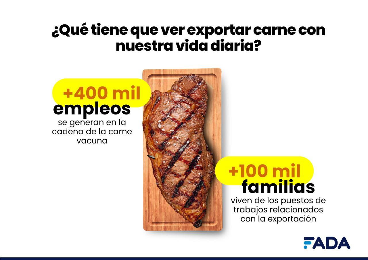 Gráfica Export carne vida diaria