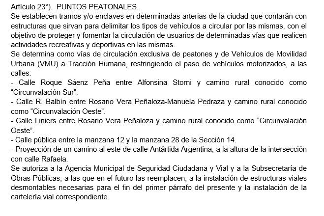 puntos peatonales
