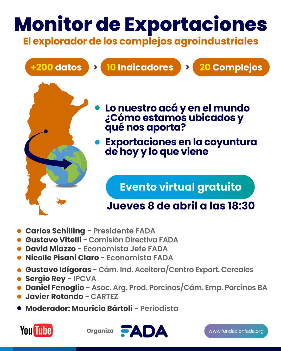 Flyer Evento Gratuito-Monitor Exportaciones FADA